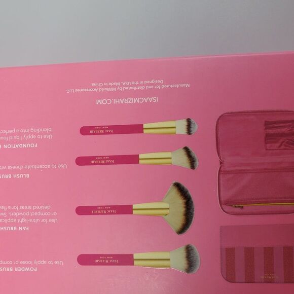 Isaac Mizrahi NY Brush Set/ Case - Picture 15 of 16